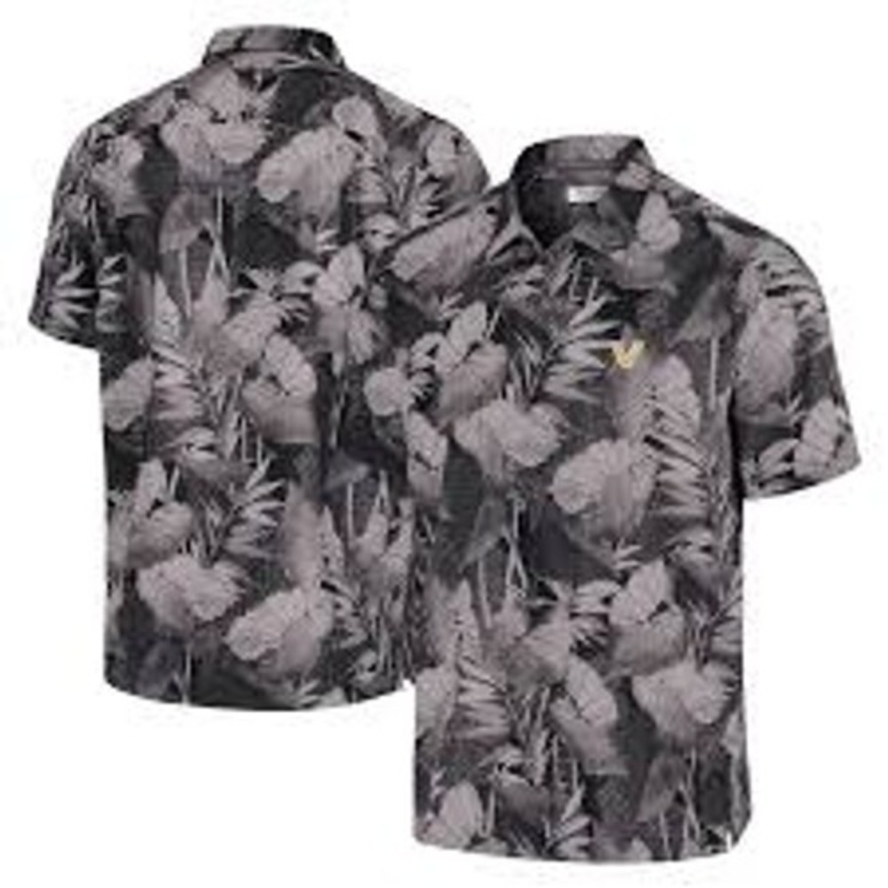 Tommy Bahama Coconut Point Floral Hibiscus Vanderbilt Golf Shirt Grey XXXL